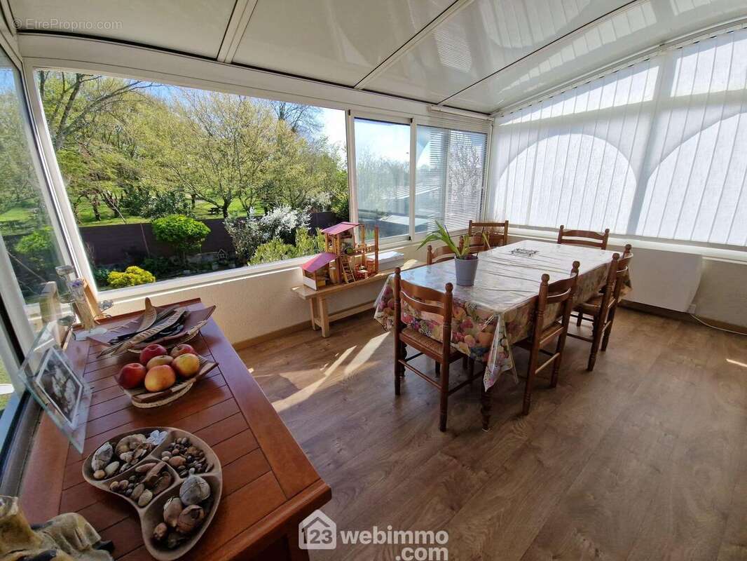 Véranda avec vue sur la verdure - Maison à LA ROCHE-SUR-YON
