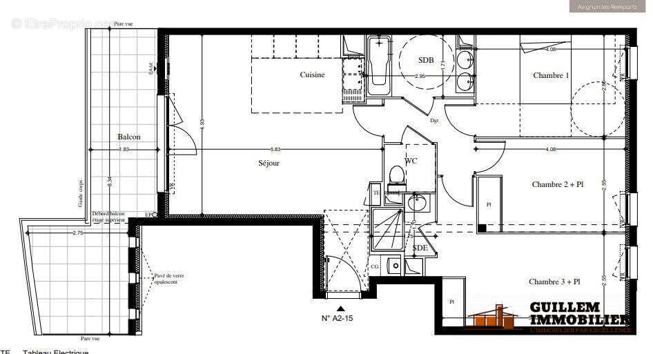 Appartement 79 m² à Avignon  - photo 3