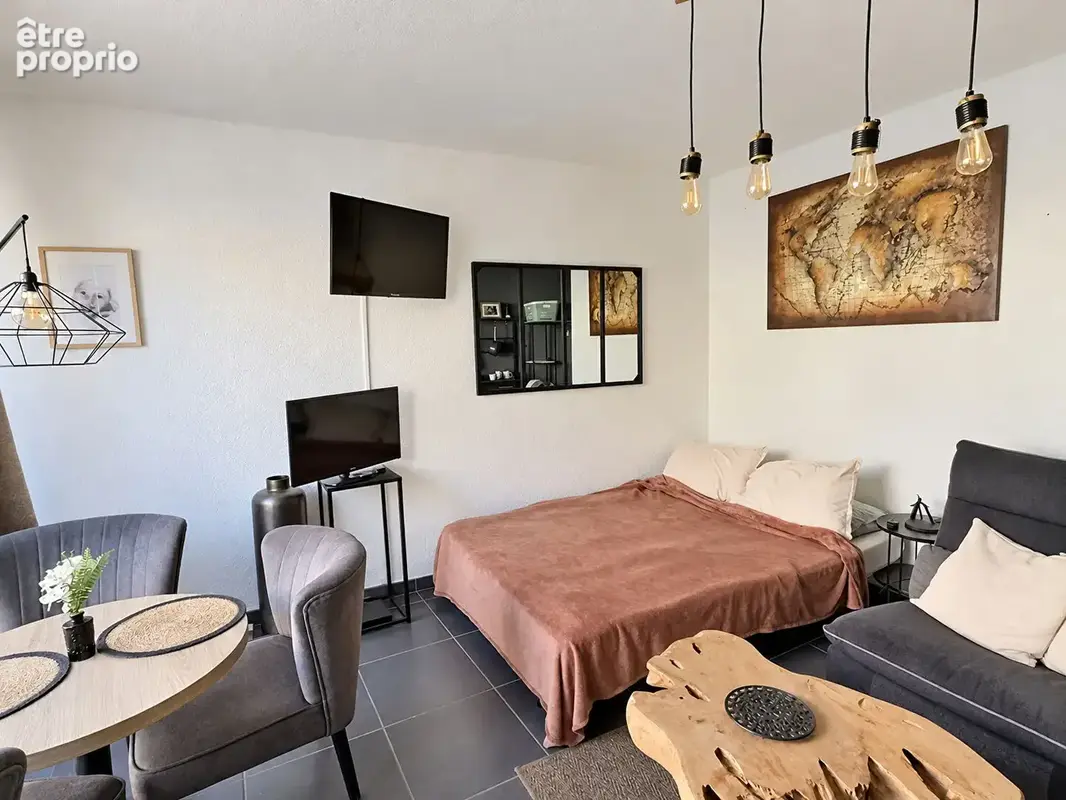 La grande-motte ? le couchant  studio en première ligne, la plage à pied - photo 4