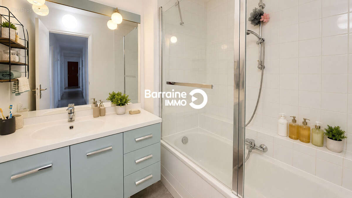 Lorient hypercentre - appartement t6 de 116m² avec acces cour commune fermee pour stationnement - photo 9