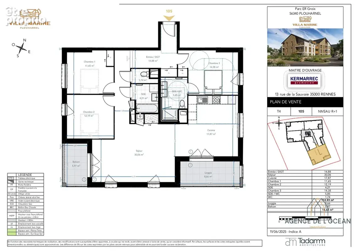 Appartement t4 - villa marine - photo 2