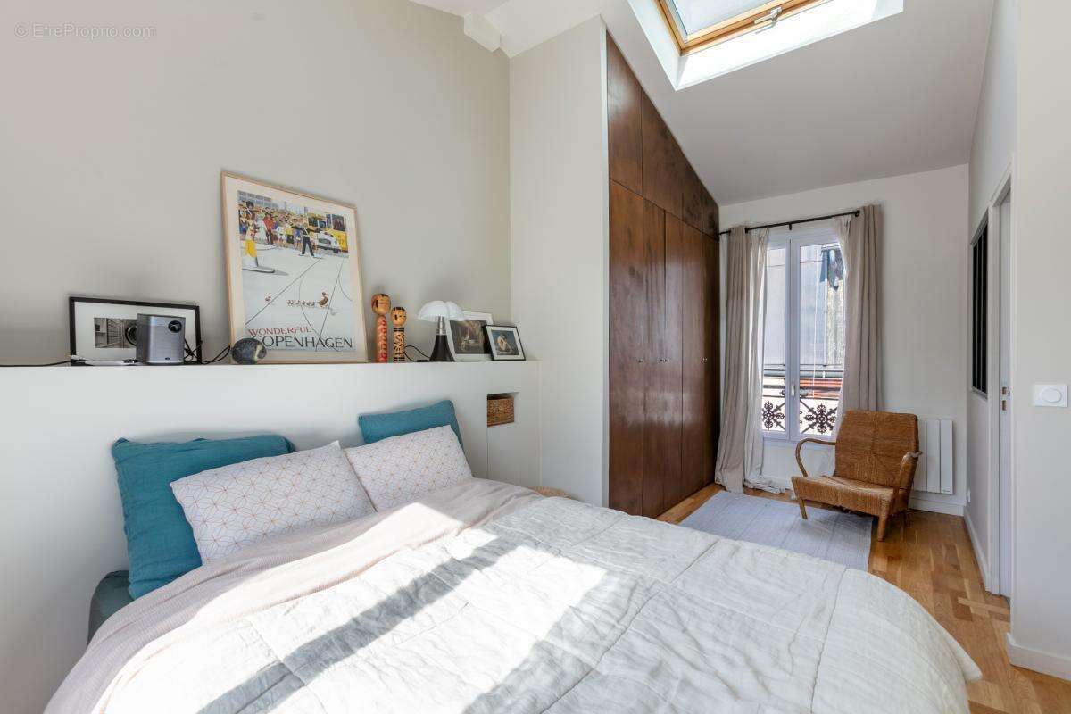 Charmant duplex de 80 m2 au coeur des Grandes Carrières   App - photo 9
