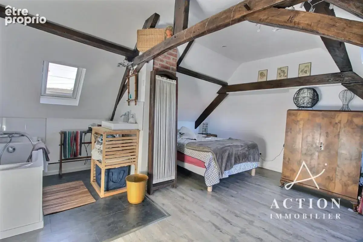 Leers -maison individuelle 137 m² - flamande - semi plain pied - 4 chambres - 2 garages - place de stationnement - jardin - photo 9