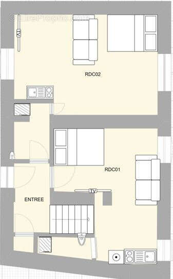 Appartement à LIEUSAINT