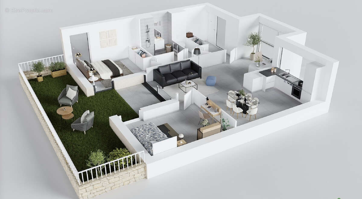 Appartement à LA TURBIE