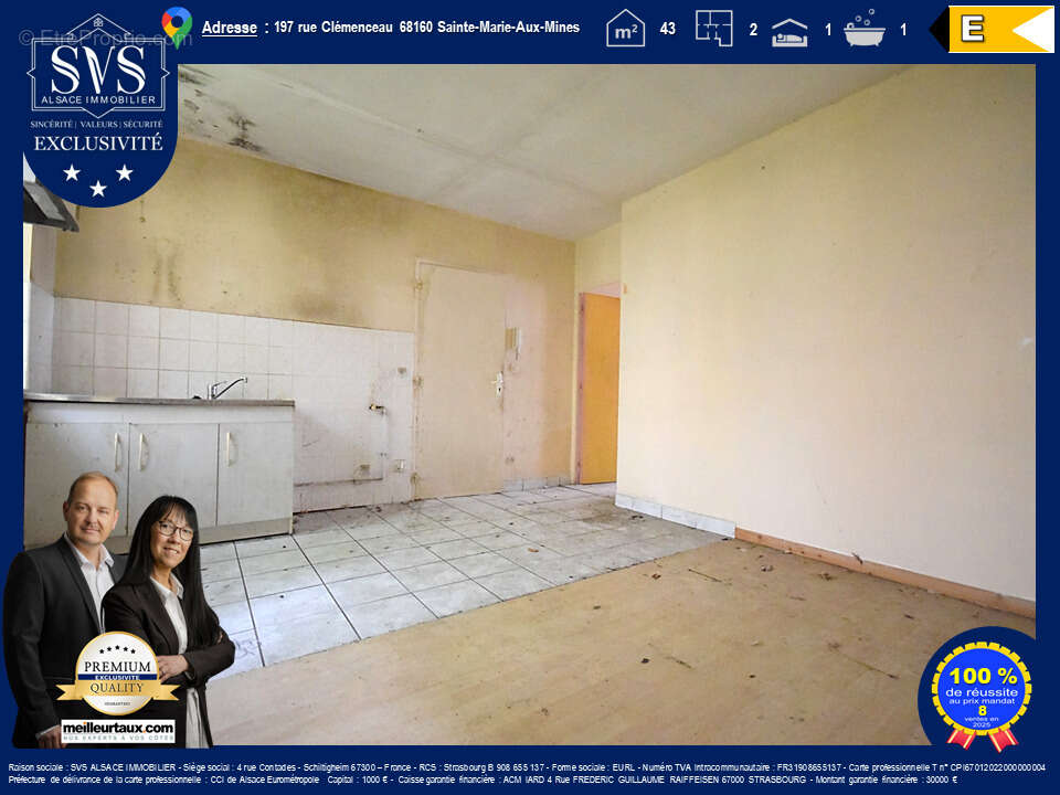 Appartement à SAINTE-MARIE-AUX-MINES