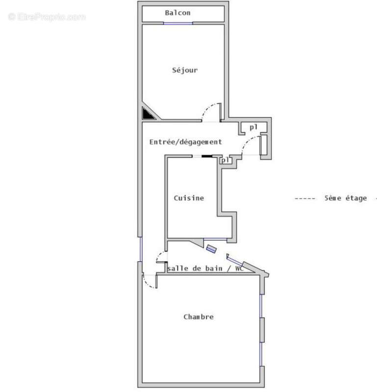 Appartement à PARIS-18E