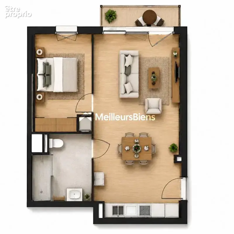 Arras – t2 neuf 43,87 m² – balcon – parking – 500 m grand’place - photo 9