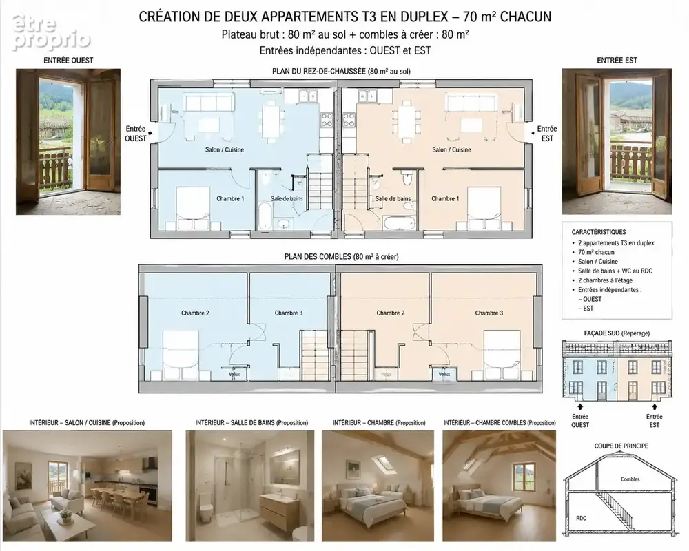 Vente interactive   maison 200 m2 a renover   ideal projet locatif pour investisseur - thones - photo 3