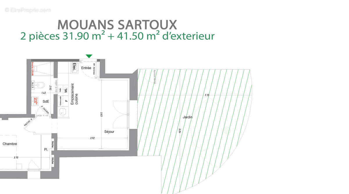 Appartement à MOUANS-SARTOUX