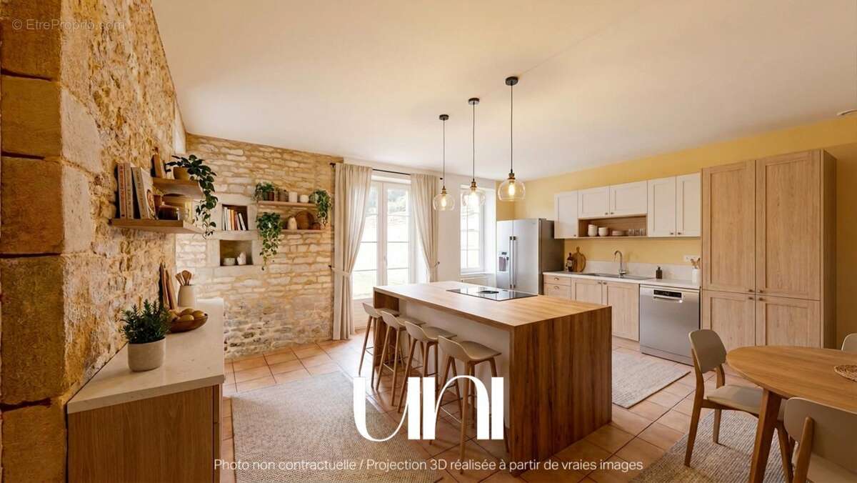 Maison 6 pièces 147m2 en pierre - Anguerny - photo 3