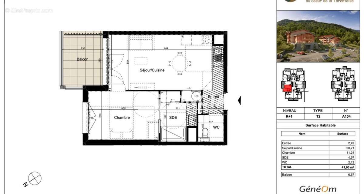 Appartement à MACOT-LA-PLAGNE