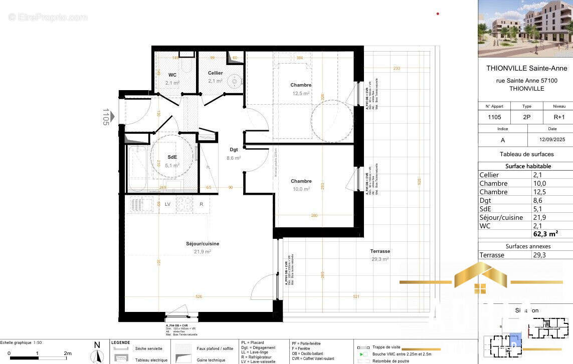 Appartement à THIONVILLE