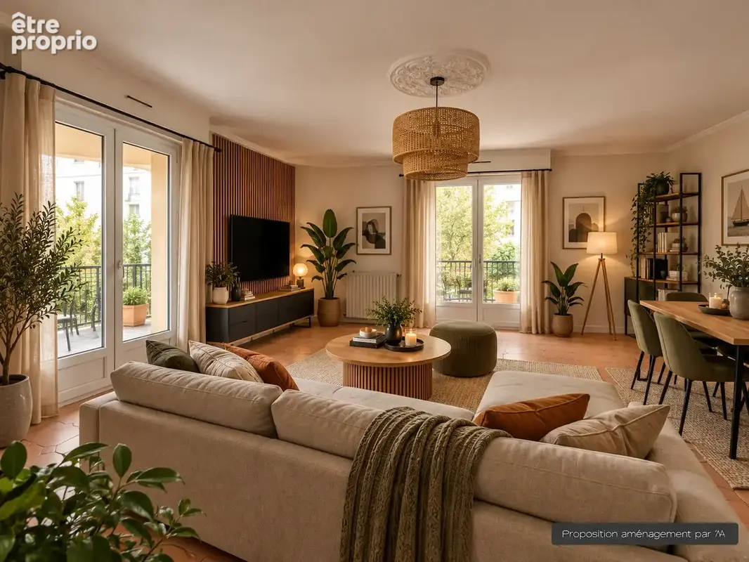 Nantes Centre - quartier Viarme - Grand Appartement T3 - Terrasse - Garage boxé - Cave - photo 7