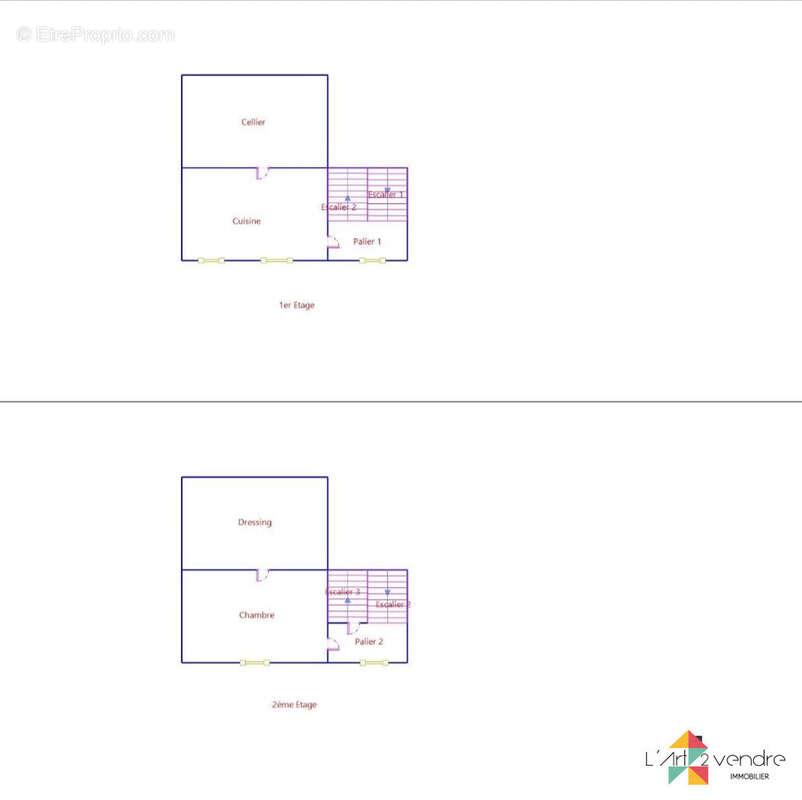 1er et 2eme niveaux - Appartement à SAINT-MAXIMIN-LA-SAINTE-BAUME