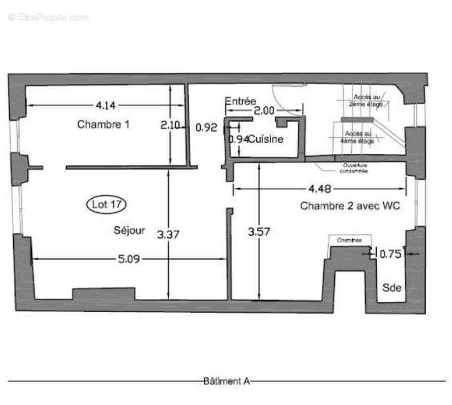 Appartement à PARIS-2E