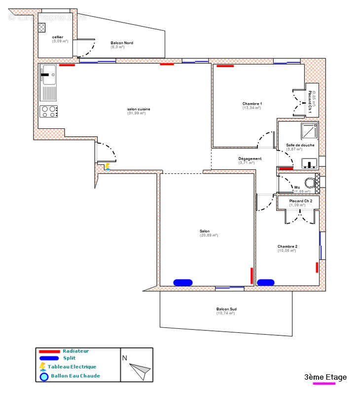 Appartement à DRAGUIGNAN