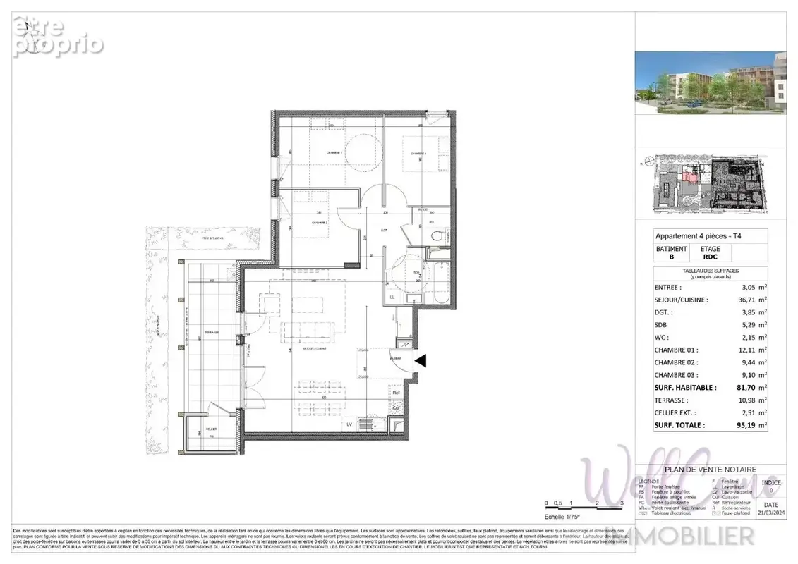 Appartement neuf t4 de 81m²  – balcon est  annecy (cran-gevrier) - photo 12