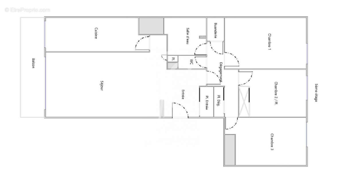 Appartement à PARIS-19E