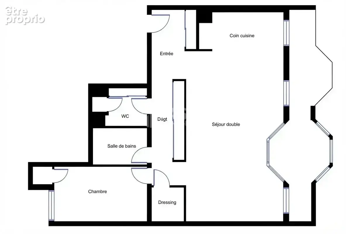 Courbevoie – 75 m² en étage élevé  terrasse, vue panoramique & tour eiffel - photo 2