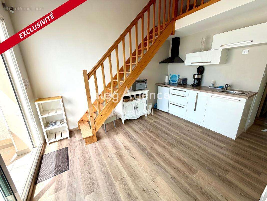 Appartement t2 + mezzanine vue mer la chaume - photo 5