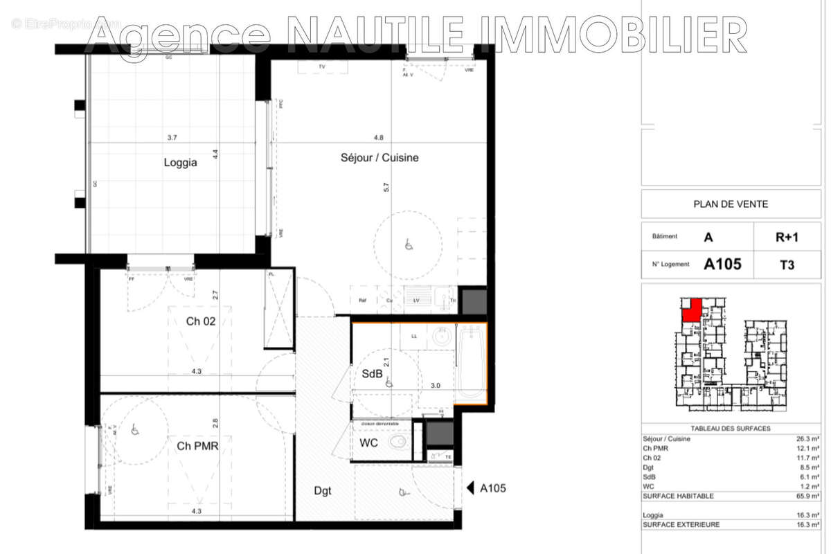Appartement à LA GRANDE-MOTTE