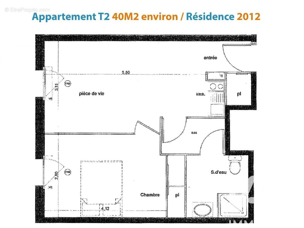 Photo 9 - Appartement à TOURS