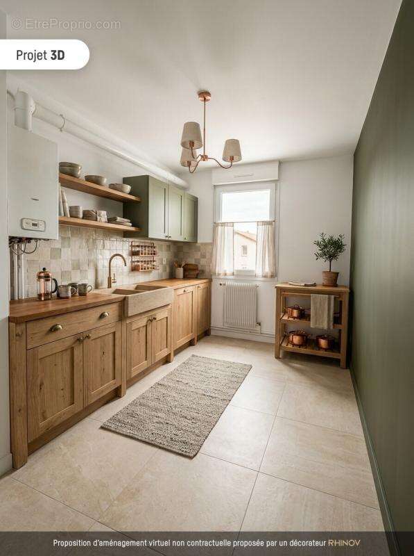METZ – Quartier Ste Thérèse/ Nouvelle ville- Bel appartement F3 – 3ème étage  avec Balcon - photo 2