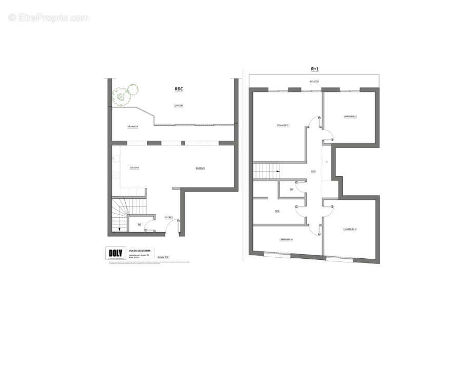 Appartement à PARIS-20E