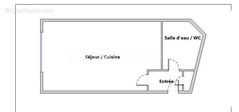 Carnon port-vente grand studio avec vue degagee- ideal investisseur - photo 13