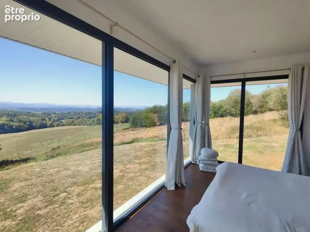 Magnifique maison d'architecte perchée sur les hauteurs face aux Pyrénées - photo 20