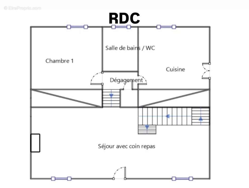 Maison à CLEDEN-POHER