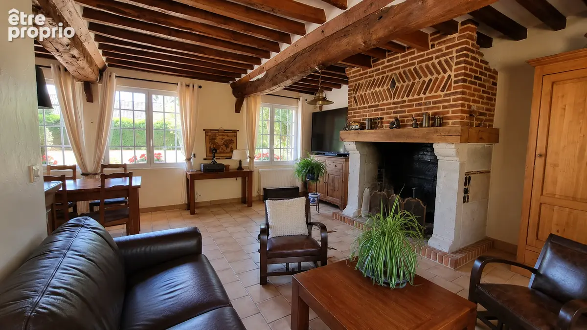 Chaumière à vendre - Valliquerville - 141,25 m² - 4 chambres - Piscine chauffée - Parc arboré - Bâtiment - photo 11