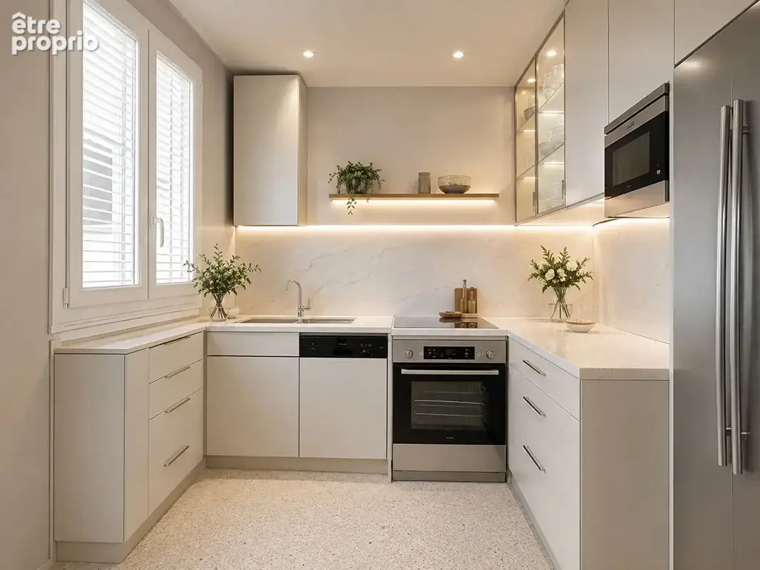 Paris 15e - seul au dernier étage: 80 m² de charme à réinventer - photo 8