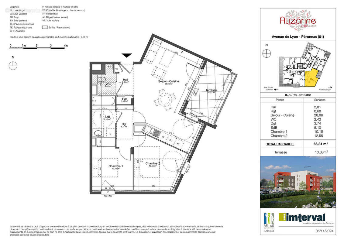 Appartement à PERONNAS