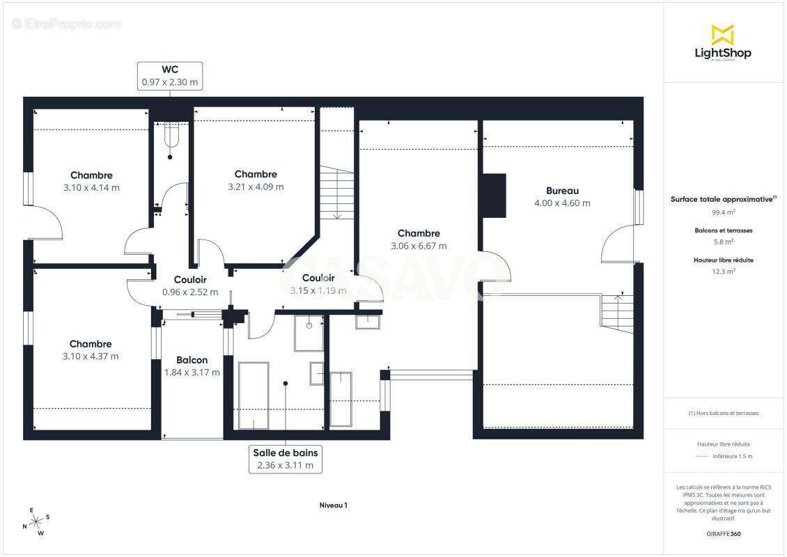 Vente Maison 7 pièces de 235m² - 95390 Saint-Prix - photo 22