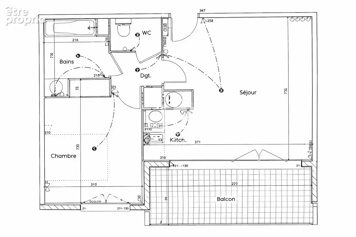 Bel appartement T2 de 39 m², balcon + 1 place de stationnement – Résidence sécurisée au calme à proximité du cœur de village et  - photo 14