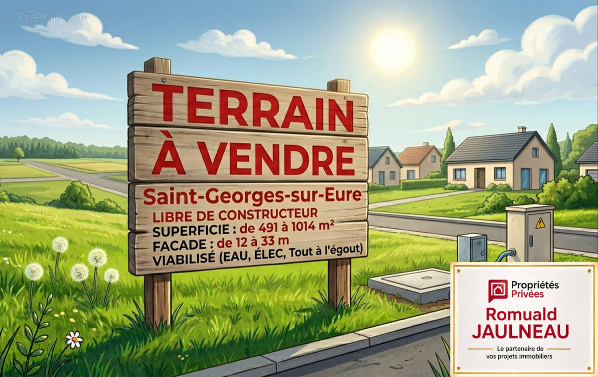 Terrain à SAINT-GEORGES-SUR-EURE