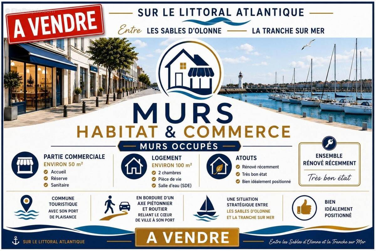 Photo 1 - Commerce à LES SABLES-D'OLONNE