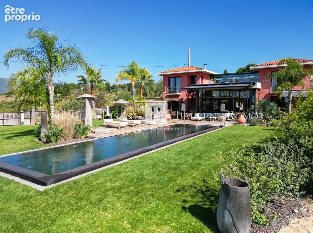 Co-exclusivité propriete a vendre a nice - cremat - villa d'architecte - piscine - vue mer - photo 8