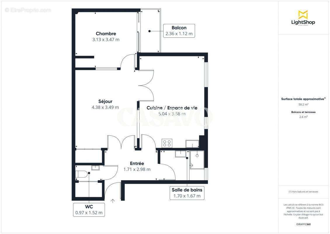 Appartement à LYON-6E