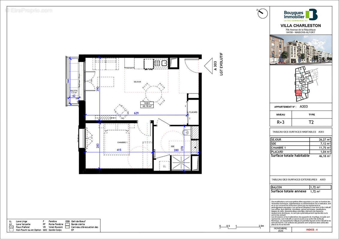 Appartement à MAISONS-ALFORT