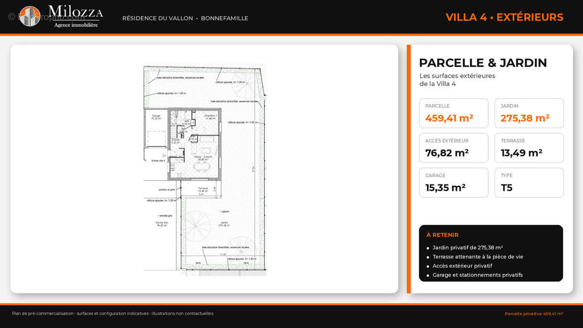 Bonnefamille - Maison neuve T5 de 112,57 m² - parcelle 459,41 m² - photo 3