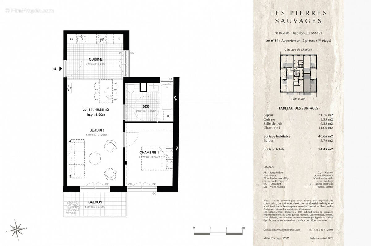 Appartement à CLAMART