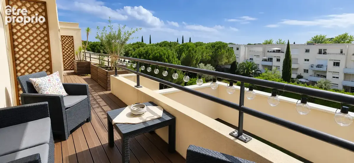 Appartement T4 Montpellier Millénaire   Dernier étage avec terrasse, piscine et box fermé - photo 6