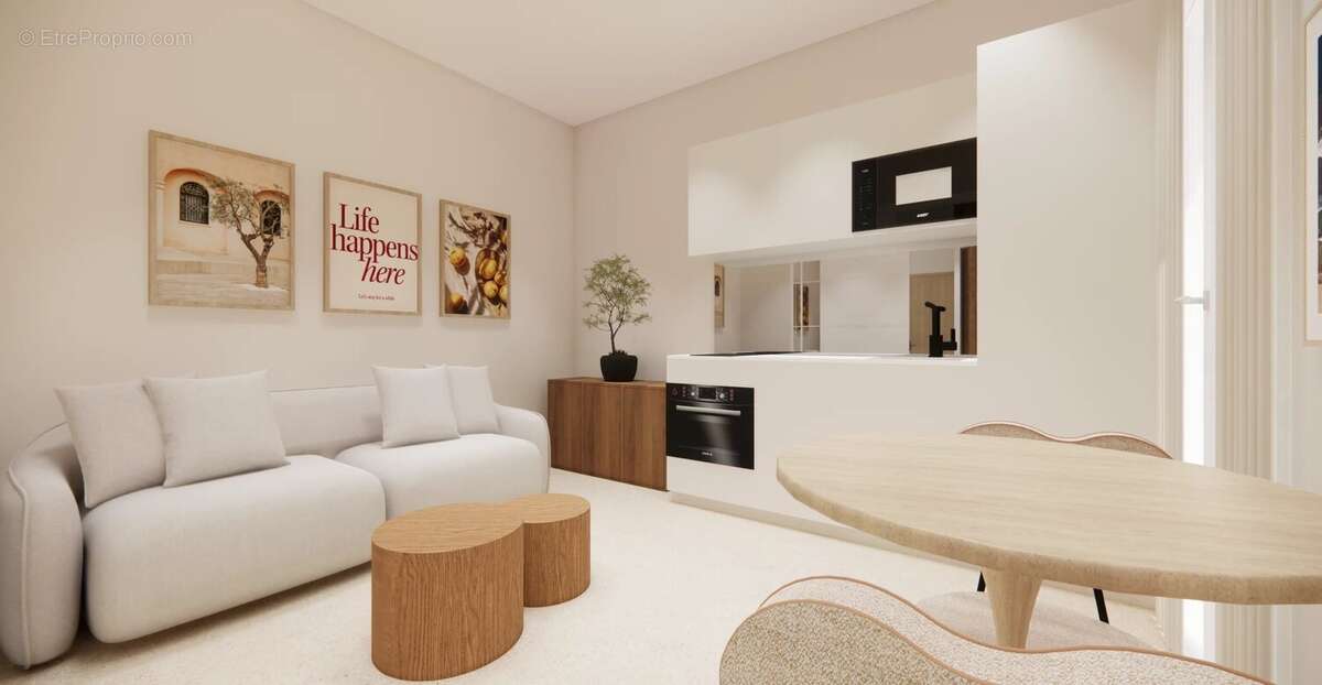Studio rénové meublé balcon, cave, marché libération - photo 3