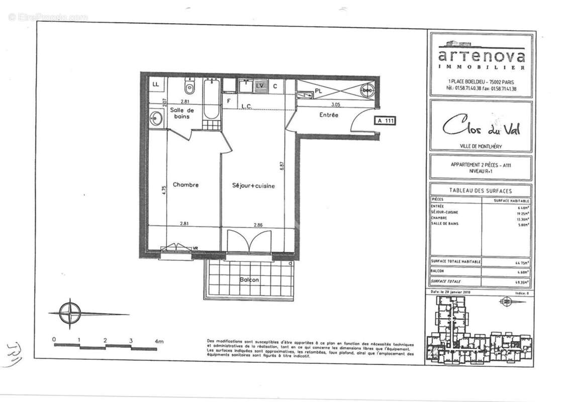 Appartement à MONTLHERY