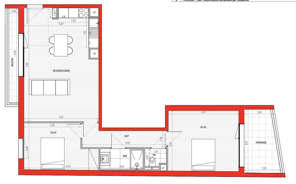 Appartement à ROMAINVILLE