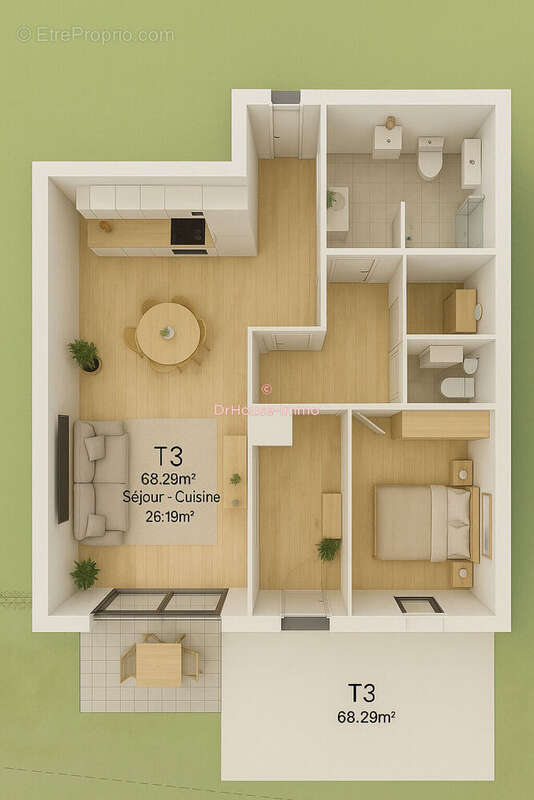 Appartement à SAILLY-SUR-LA-LYS