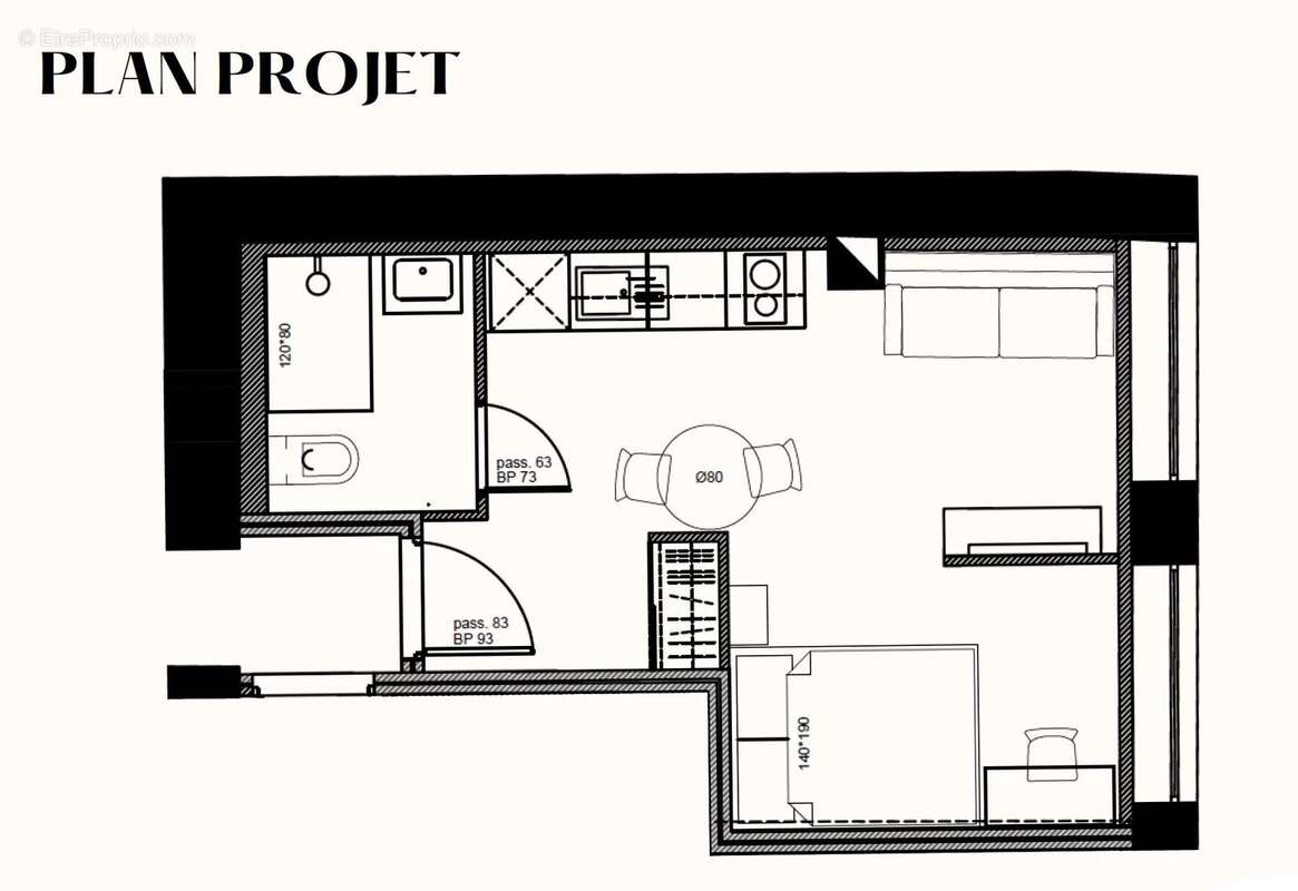 Appartement à LYON-1E